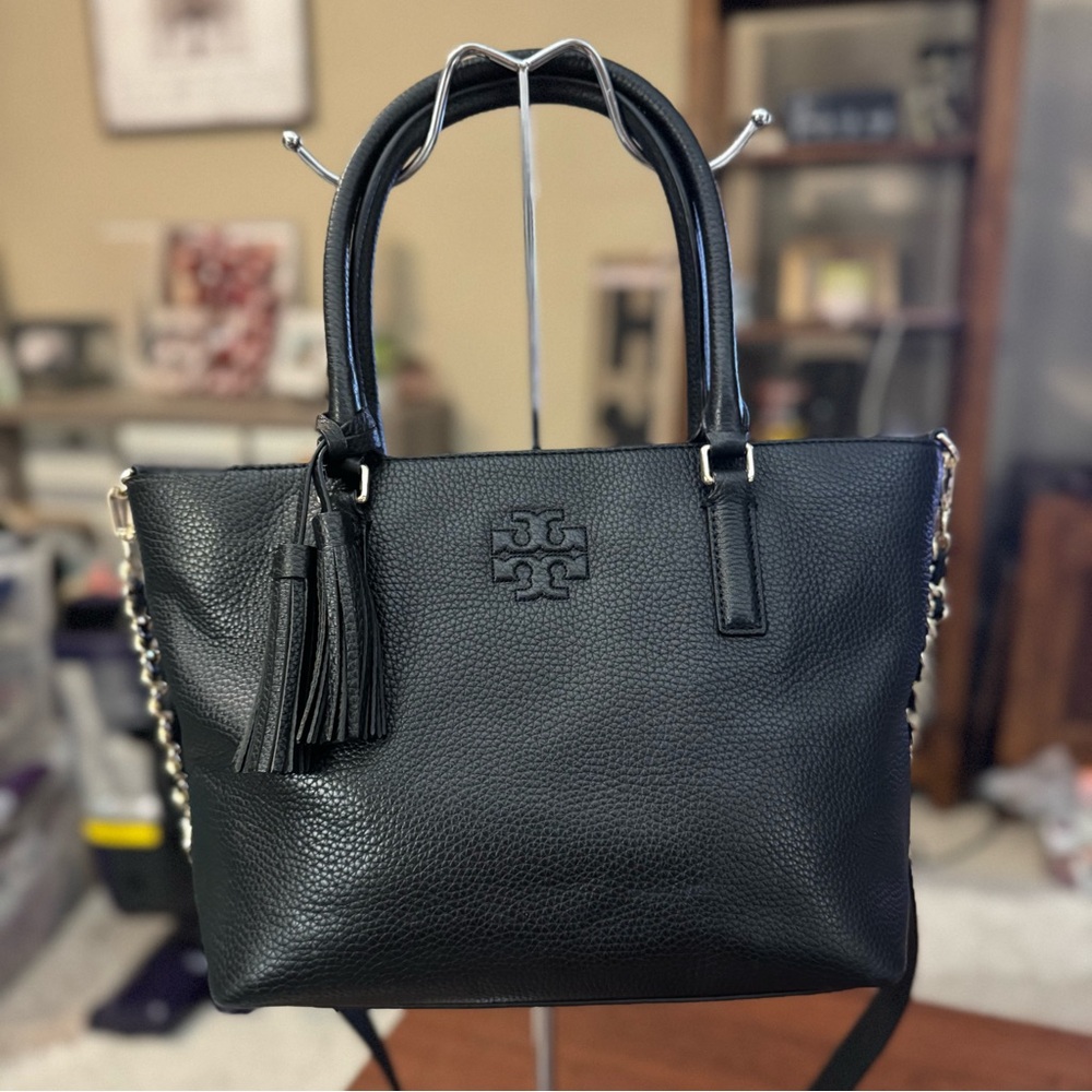 Tory Burch Thea Convertible Leather Tote